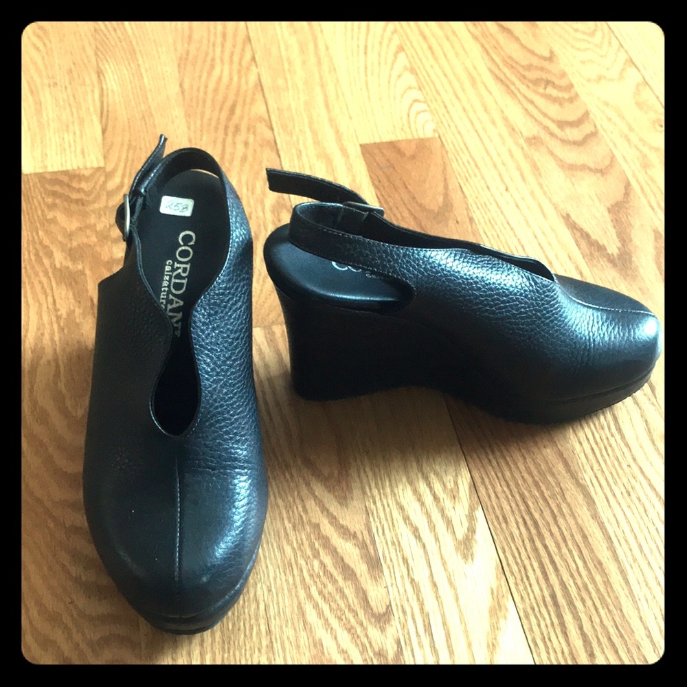 Cordani Brand leather Wedges